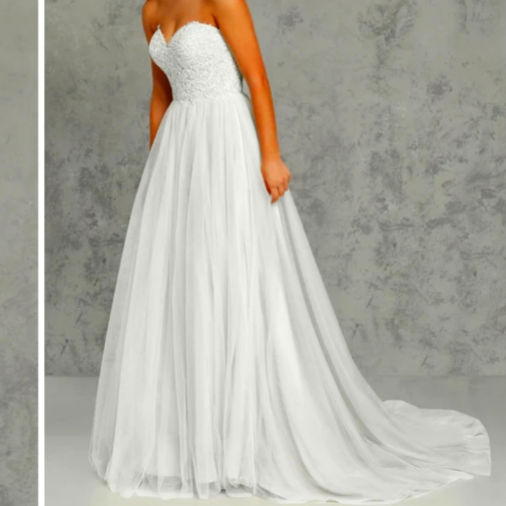 Avery Austin Hadley Wedding Dress Size 16